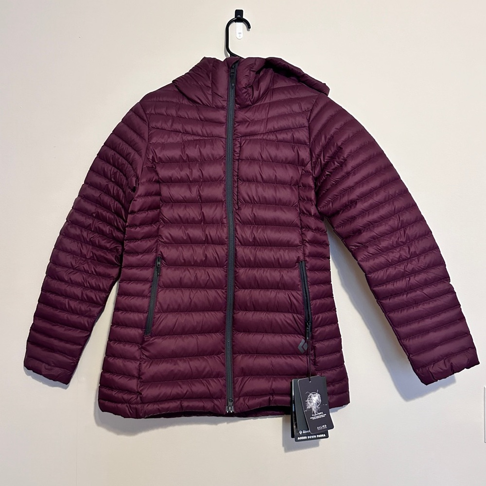 Black Diamond Access Down jacket hooded women's medium